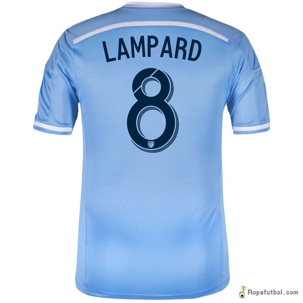 Camiseta New York City Replica Primera Ropa Lampard 2016/17 Azul